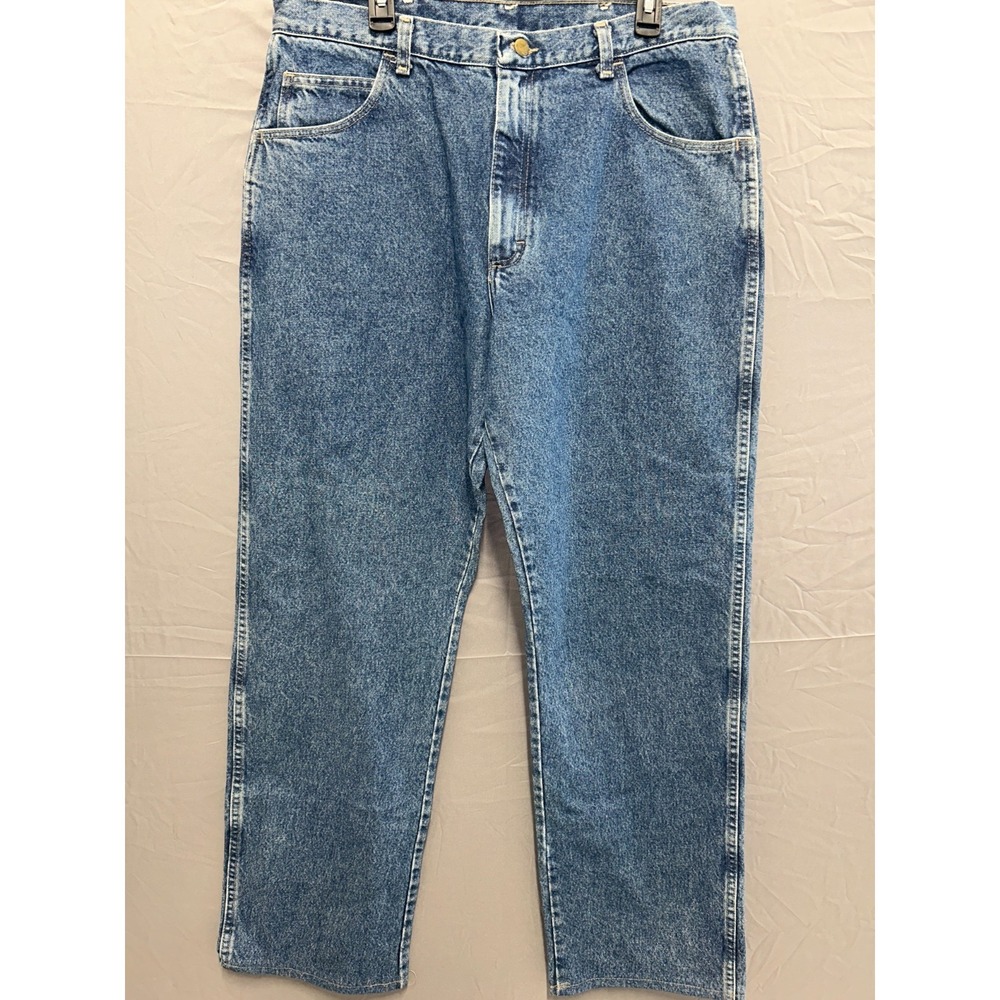Bulwark Excel FR Jeans Mens 38x37U Blue Denim Cotton Light‎ Wash Flame Resistant